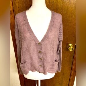 Lovely sweater button up small
